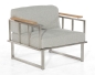 Preview: Lotus Edelstahl Lounge Sessel