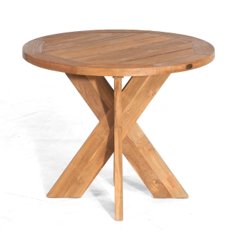 Quantum Old Teak Tisch rund